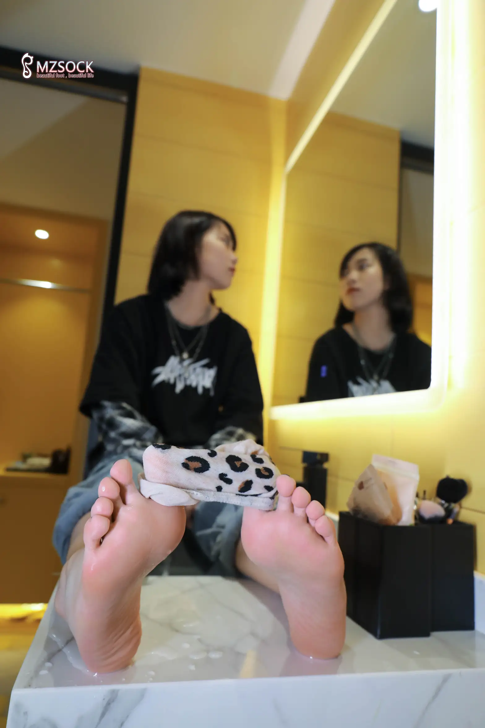 [Mzsock] Love beautiful feet NO.082 Tingting#[74P]-70