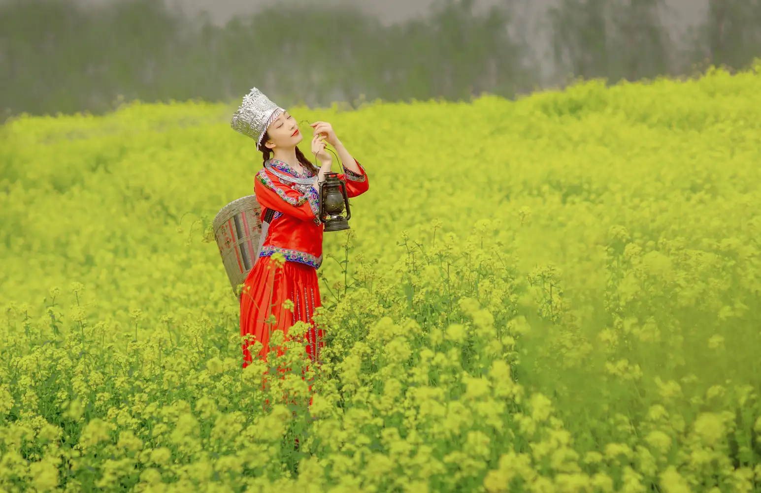 [YITUYU] 2021.11.09 Vol.432 – Rapeseed flowers bloom As one wishes#[33P]-21